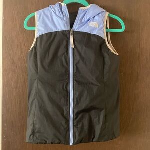 Girls reversible north face vest